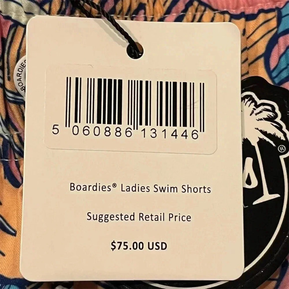 Boardies Jungle Leaf Swim Shorts Multicolor Size M Quick-Dry - Picture 4 of 6